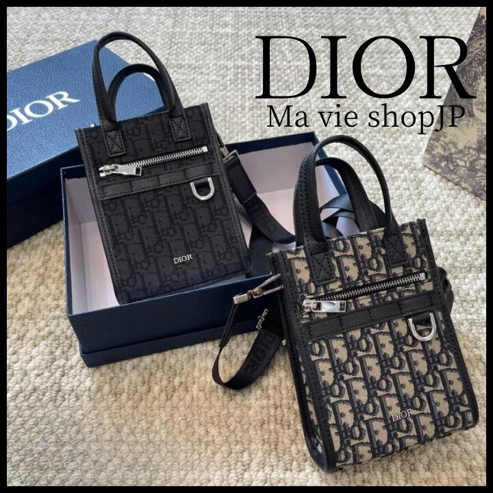 国内発送【Dior】Safari ノースサウス ミニトートバッグ